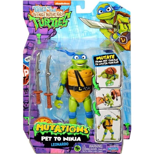 Tales of Teenage Mutant Ninja Turtles: Mutations Deluxe 5.5inch Leonardo Pet to Ninja Figure