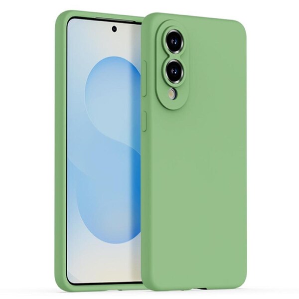 ZUSLAB Case for Samsung Galaxy S25 Edge Case Nano Silicone Shockproof Gel Rubber Bumper Protective Cover for Samsung (2025) - Green