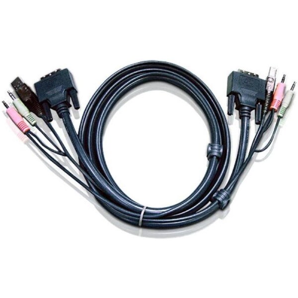 Aten DVI-D Dual Link USB KVM Cable, 3 Meter