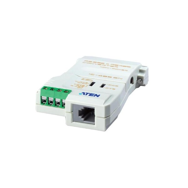 Aten RS232 - DB-25 Female, RS-485 - 422 Four Terminal, IC485SN-AT (RS-485 - 422 Four Terminal Block, RJ11,)