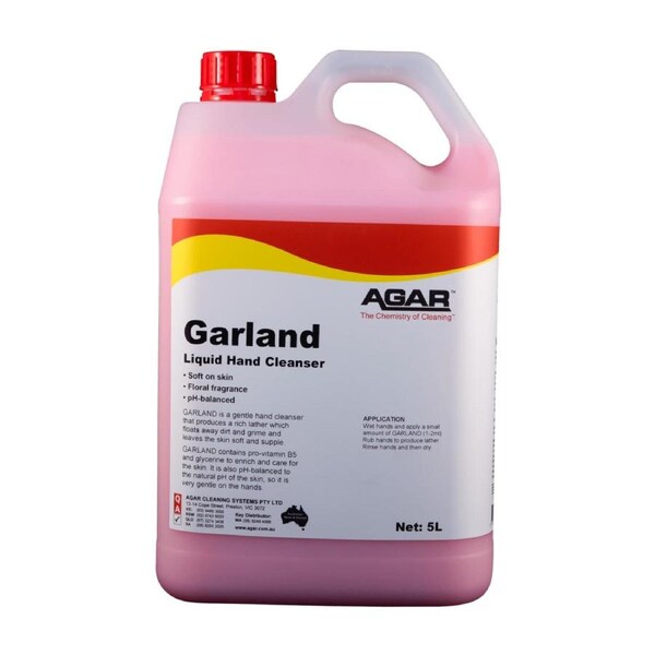 5L Agar Garland premium quality hand cleanser for use in offices, washrooms and factories