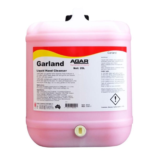 20L Agar Garland premium quality hand cleanser