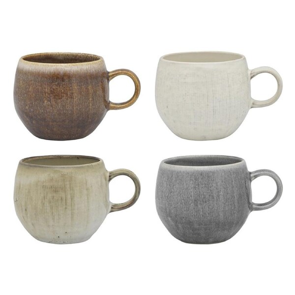 Ecology Linen Mugs Autumn 330ML - Set of 4 (S)