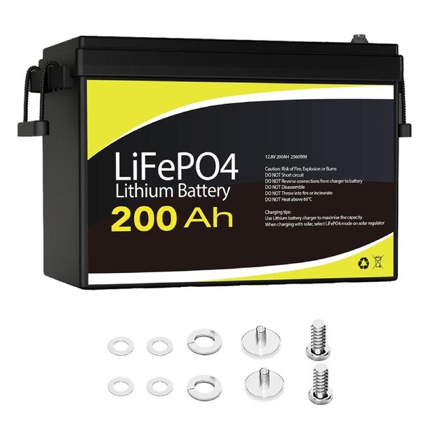 200Ah 12V Lithium Battery 3,000 Deep Cycle Replace SLA