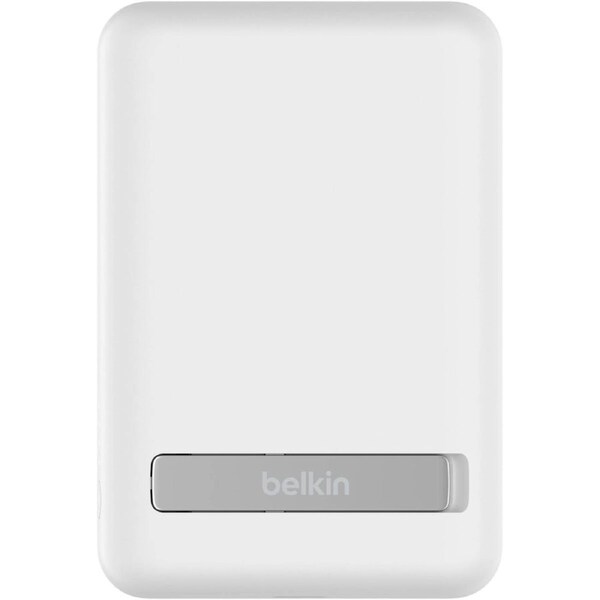 Belkin BoostCharge 5K Magnetic Wireless Power Bank with Stand (White)