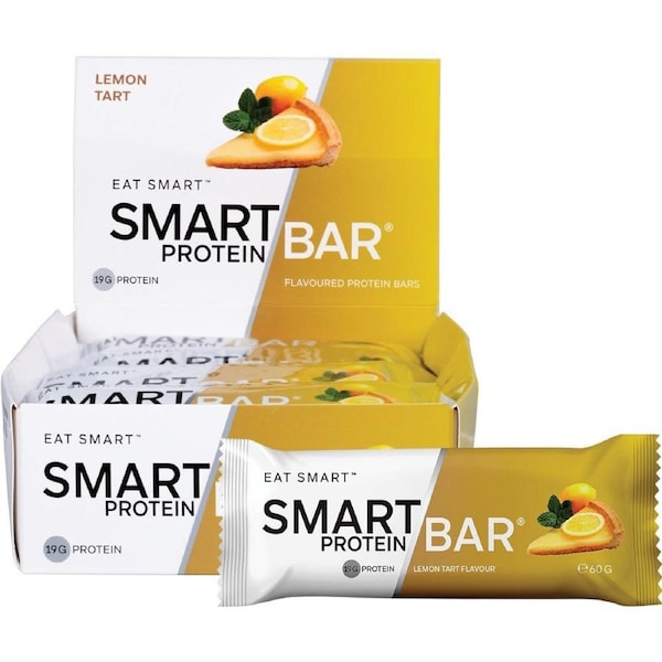 Smart Protein Bar Lemon Tart Flavour Protein Bar 12x60g