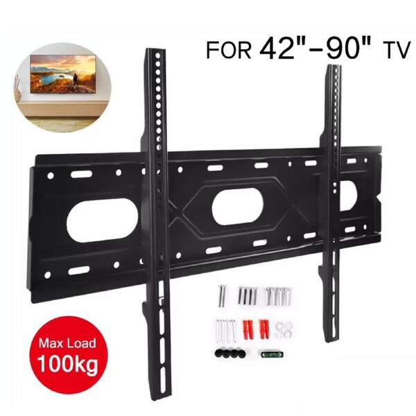 Slim LCD LED 42 47 50 55 60 65 70 75 80 90inch TV Wall Mount Bracket Tilt