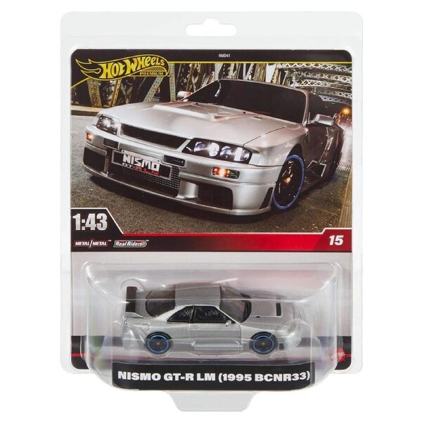 Hot Wheels Premium 1:43 Scale Nismo GT-R LM 1995 BCNR33