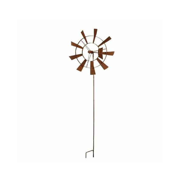 Metal Wind Spinner Aussie Garden/Patio Outdoor Decor 56x183cm Rust
