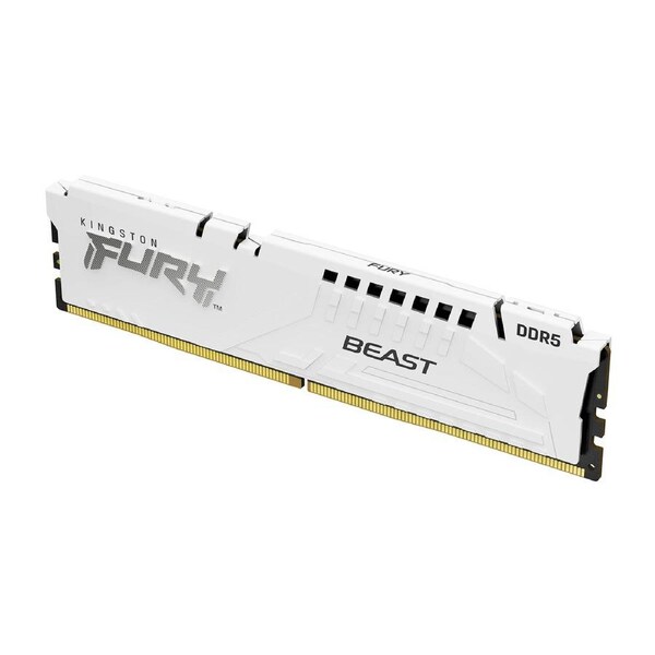 Kingston Fury Beast CL36 32 GB (2 x 16GB) 6000MT/s DDR5 Desktop Gaming RAM, White