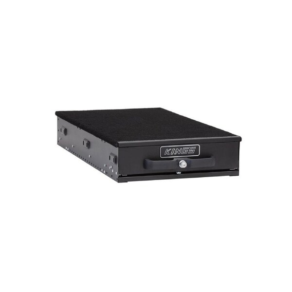 Kings 900mm Slim Drawer - Modular Design - Heavy Duty Frame - Premium Black Finish Stack 2 to match a Standard Drawer height - Ute Rear Drawer