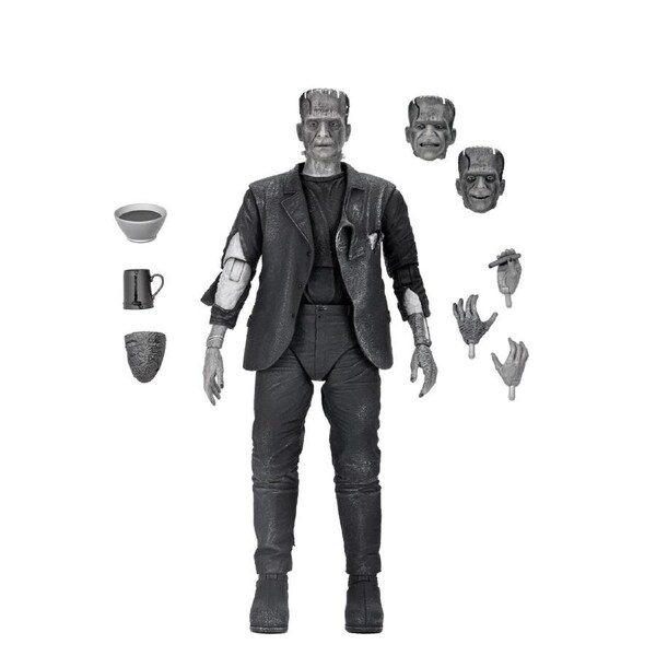 Ultimate Frankenstein's Monster (B&W) - 7" Scale Action Figure - Universal Monsters - NECA Collectibles