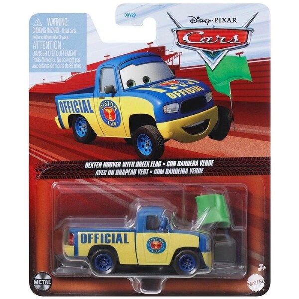 Disney Pixar Cars Core Dexter Hoover with Green Flag Diecast Vehicle