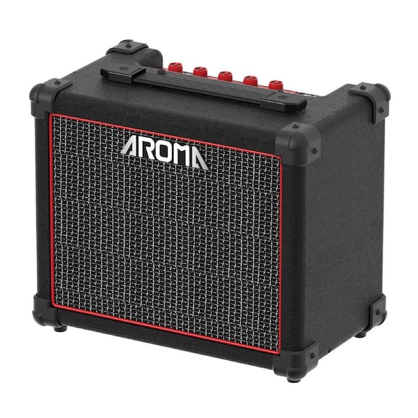 Aroma AG-20B 20W Black Electric Bass Guitar Amplifier