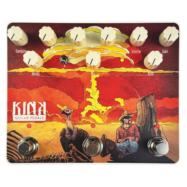 Kink Atomic Spaghetti Plus Overdrive Tremolo Reverb Guitar Pedal