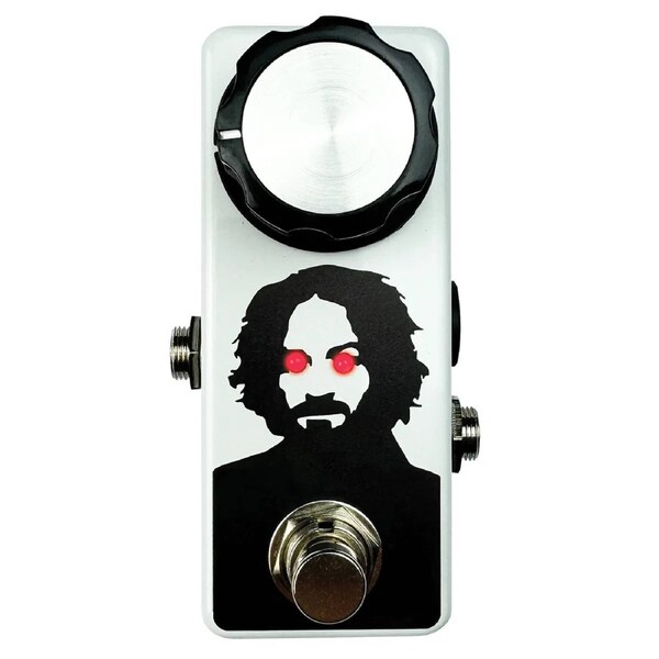 Kink Charlie Fuzz Pedal - One Knob Silicon Fuzz Based on Colorsound, Compact 1590A Enclosure, 9V Power Supply