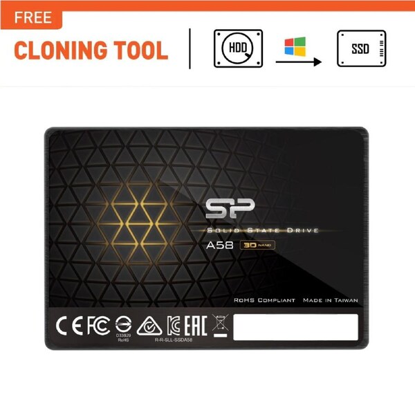 SP Silicon Power Ace A58 2TB 3D NAND 2.5inch SATA III SSD - SP002TBSS3A58A25