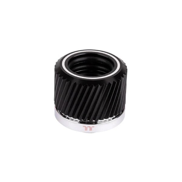 Thermaltake Pacific SF Hard Tube 16mm OD Compression - Silver Black (CL-W389-CA16BL-A)