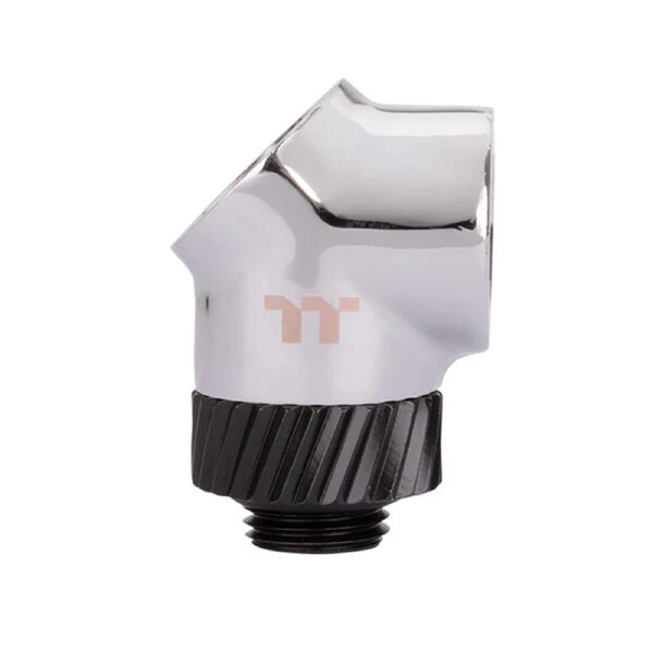 Thermaltake Pacific SF 45 & 90 Degree Adapter Silver Black (CL-W398-CU00SL-A)