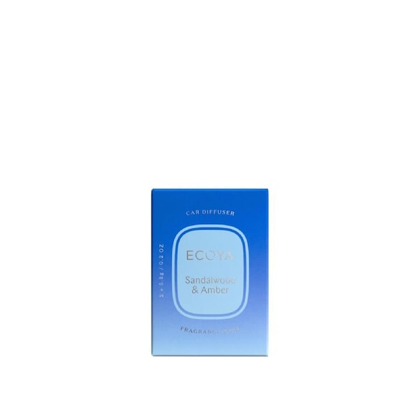 ECOYA Sandalwood & Amber Car Diffuser Fragrance Pods