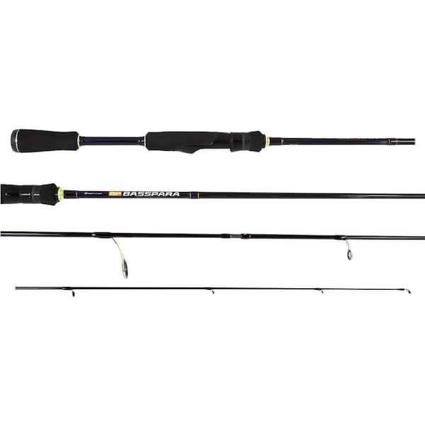 MajorCraft Carbon Fishing Rod BassPara X 2 PC 6ft 6 Inch Spinning Fast 1/8-3/8oz