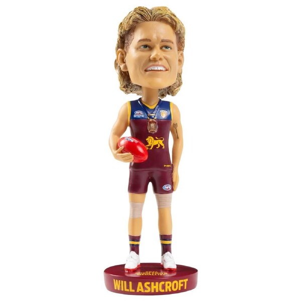 Brisbane Lions Will Ashcroft Norm Smith Medal AFL Bobblehead Collectible Bobble Head Statue