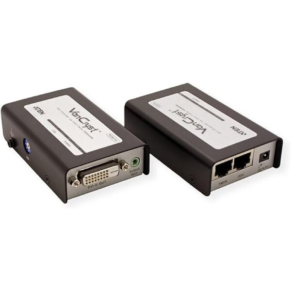 Aten VanCryst DVI Over Cat5 Video Extender with Audio - 1920x1200 or 60m Max (VE600A)