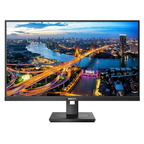 Philips 276B1 27" 16:9, QHD 2560x1440 IPS Business Monitor, 4ms, 75Hz, 2xHDMI, DP, 90W USB-C/PD, Docking, SPEAKERS, RJ45,USBHub, DP Out, 4YR Warranty