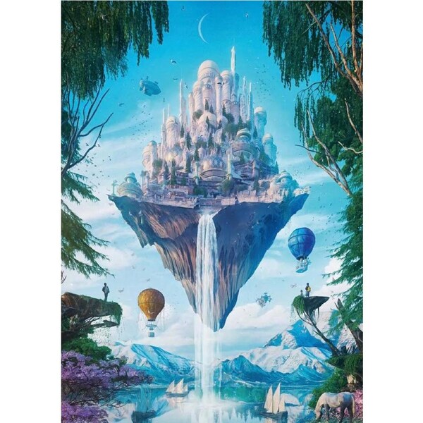 Heye - Future Cities, Sky Isle Puzzle 1000pc
