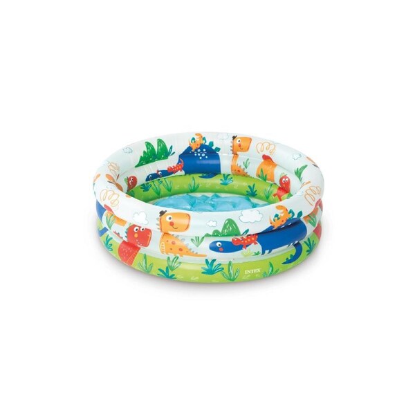 Intex Dino Buddies 3-Ring Inflatable Kiddie Pool 57106