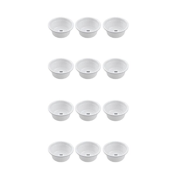 12PK Boxsweden Laundry Multipurpose Basin Versatile Round 14L 39.5cm 2 Assorted