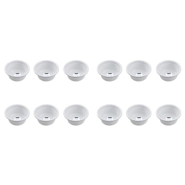 12PK Boxsweden Laundry Multipurpose Basin Versatile Round 9.5L 34.5cm Assorted