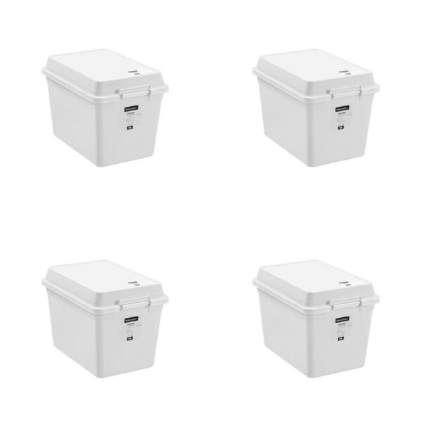 4PK Boxsweden Tote Mini Storage Stackable Box 14L 36x24.5x25.5cm Assorted