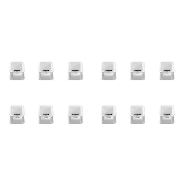 12PK Boxsweden Heavy Duty Stackable Tray Sleek Organiser 15x10x6.5cm Assorted