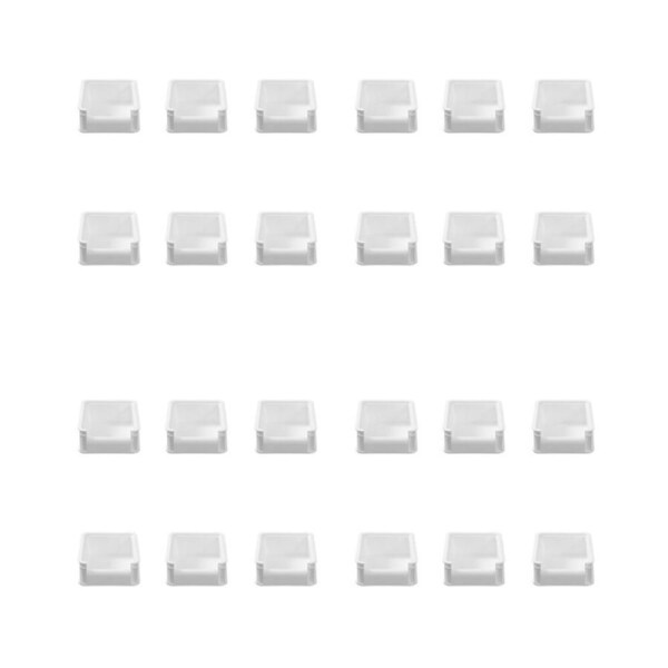 24PK Boxsweden Heavy Duty Stackable Tray Sleek Organiser 20x15x6.5cm Assorted