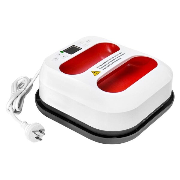 Portable Heat Press Machine 9x9Inch DIY LED Heat Press with Timer and Precise Temperature Control for T-Shirts Tote Bags Hats Quick Heating Transfer