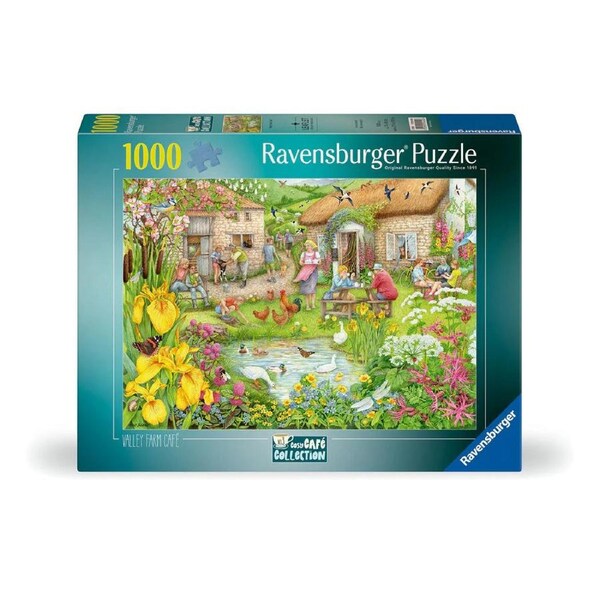 Ravensburger - Cosy Cafe No 3: Farm Cafe Puzzle 1000 Piece