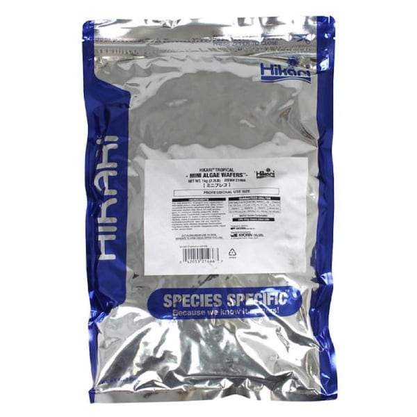 Hikari Mini Algae Wafers Herbivores Fish Food 1 kg