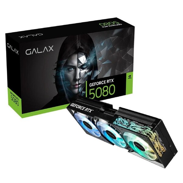 Galax GeForce RTX 5080 1-Click OC 16G Graphics Card (58NZN6MDBBOC)