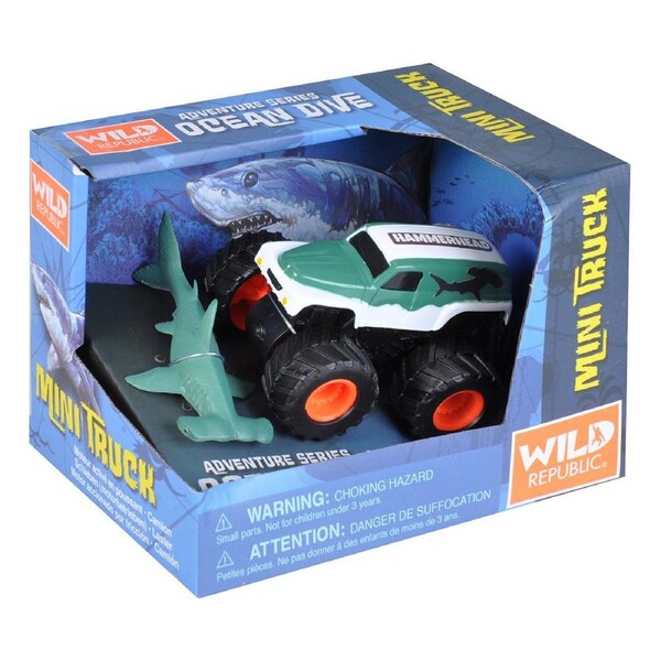 Wild Republic Adventure Mini Truck Hammerhead Shark