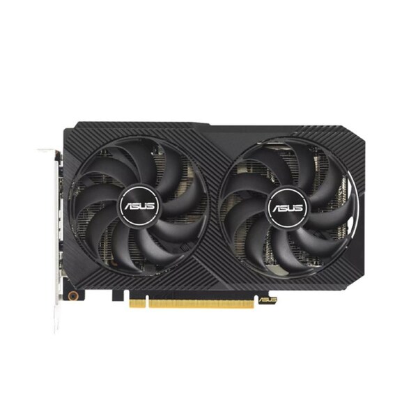 ASUS AMD Radeon DUAL-RX6500XT-O4G-V2 RX 6500 XT V2 OC Edition 4GB GDDR6 with two powerful Axial-tech fans and a 2-slot design for broad compatibility DUAL-RX6500XT-O4G-V2