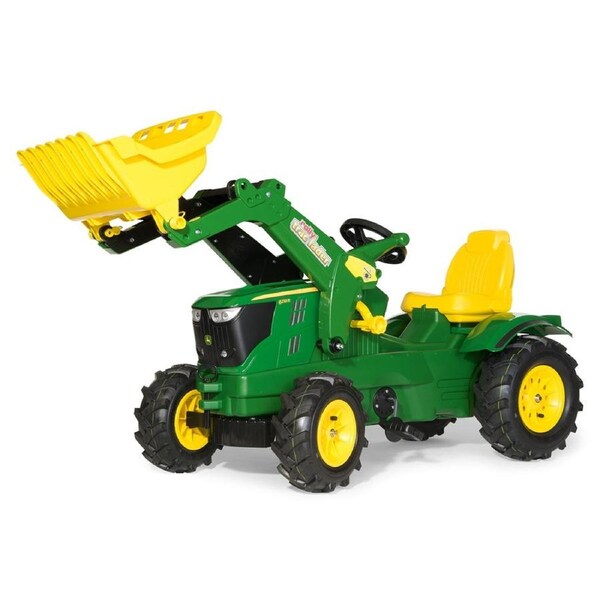 John Deere Rolly Farmtrac JD 6210R Tractor with Inflatable Tyres (Ages 3-8)