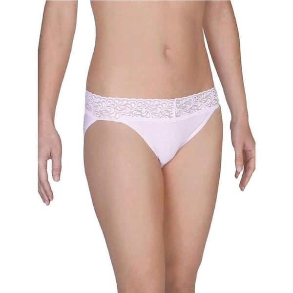 ExOfficio Give-N-Go Lacy Low Rise Bikini Underwear Panties - Light Grape - Large (Hip Size 42-44)