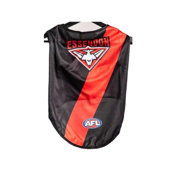 AFL Essendon Bombers Small Dog Jersey Shirt 35cm to 38cm Long