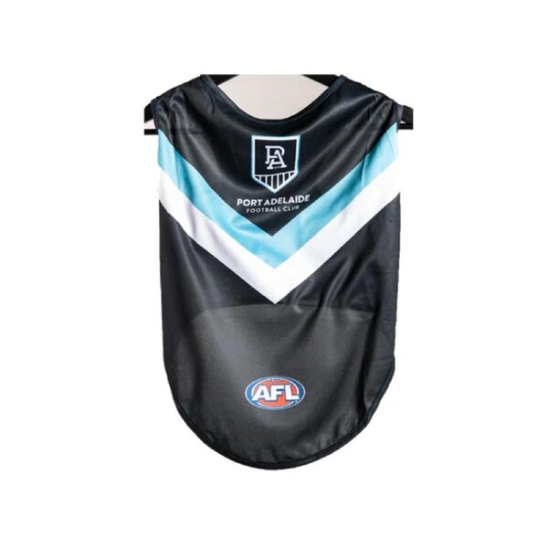 AFL Port Adelaide Power Large Dog Jersey Shirt 48cm to 49.5cm Long
