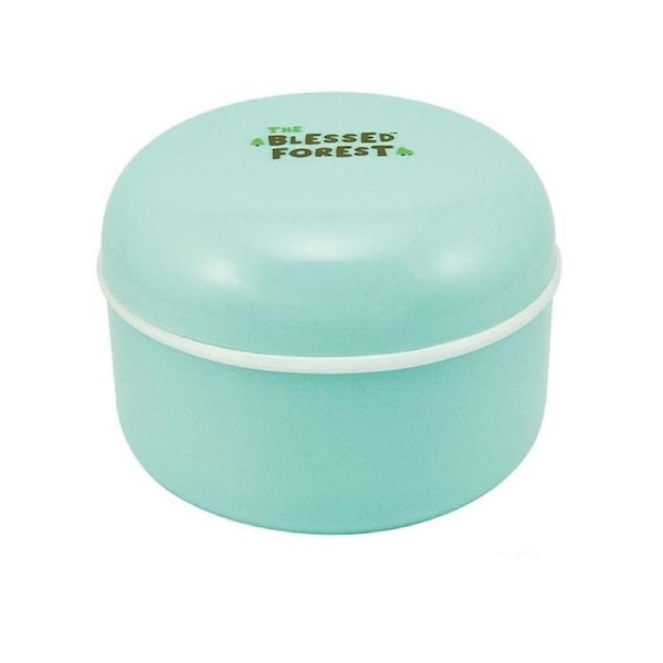 Happy Angel Baby Powder Puff Case - Teal