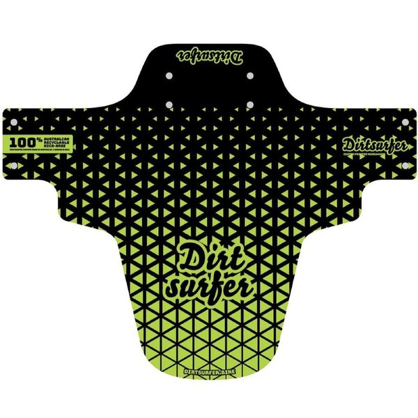 Dirtsurfer Mudguard - Speedgrid Lime