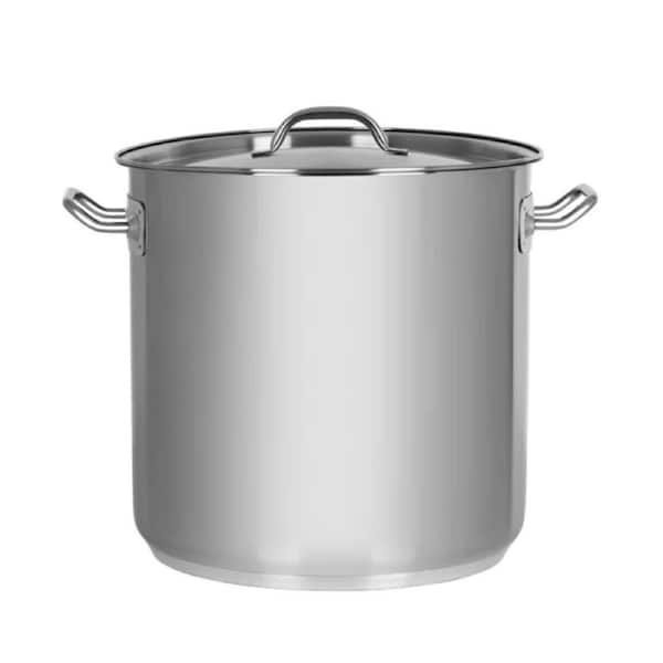 Chef Inox Elite Stockpot with Lid 220x220mm / 8.25L - Stainless Steel