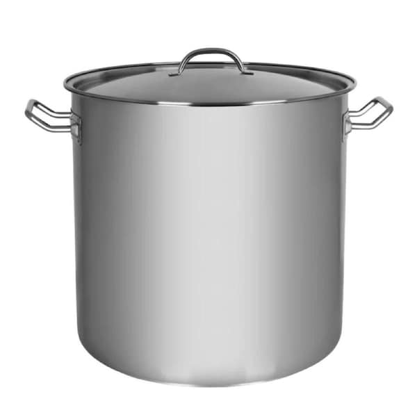 Chef Inox Elite Stockpot with Lid 400x400mm / 50L - Stainless Steel