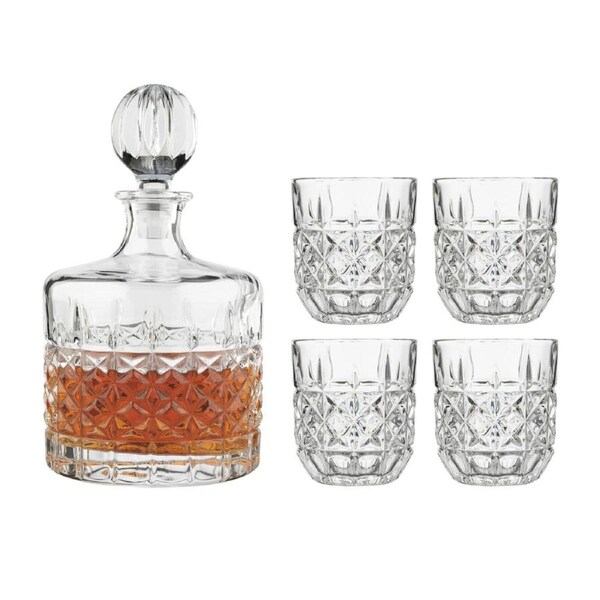 Whiskey Decanter Set - 5pc - Ecology Matis